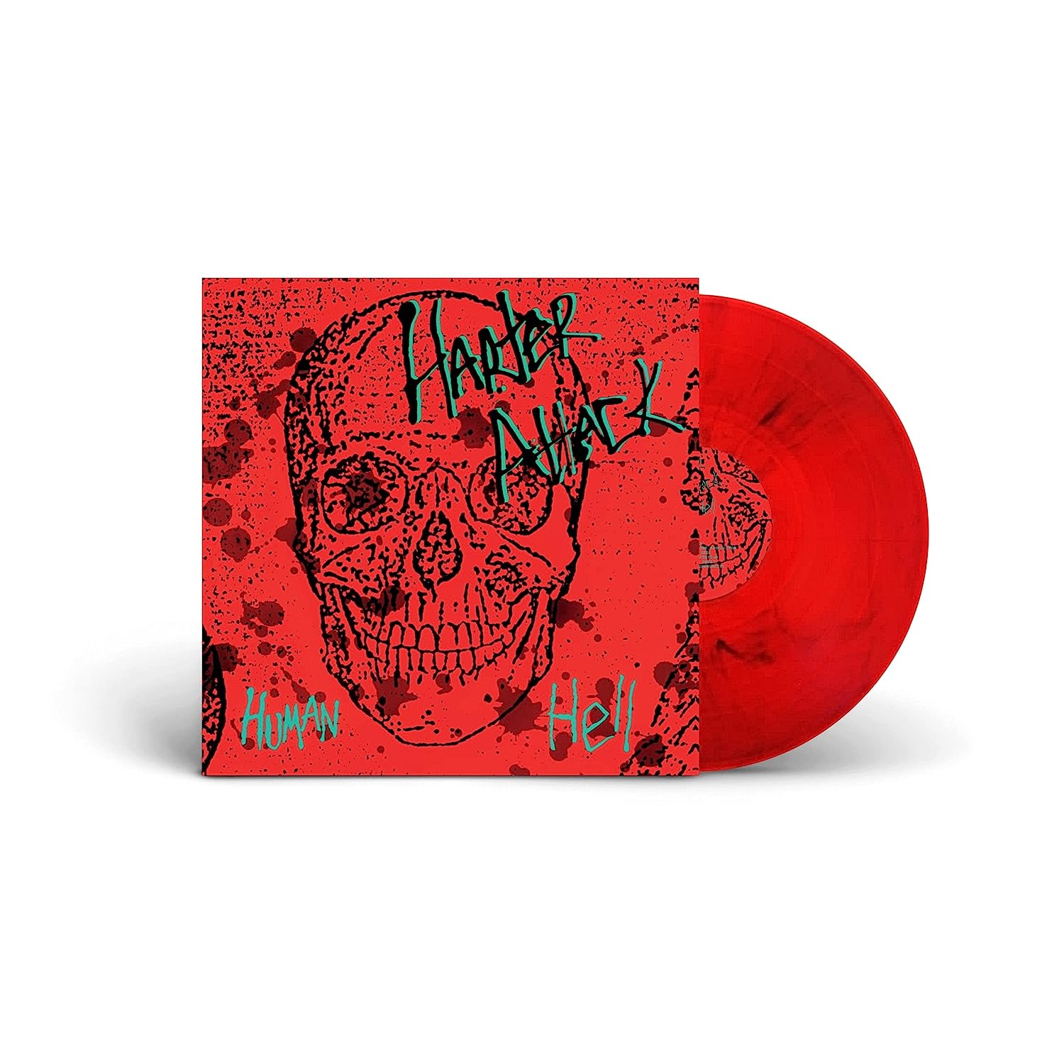 (image for) Harter Attack - Human Hell LP (Splatter Colored, x Exit 13)